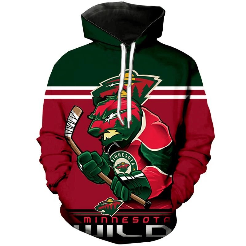 Minnesota Wild 3D All Over Printed Sweatshirt, Hoodie, Zip Hoodie | Nhl Fan Gear For Men, Women