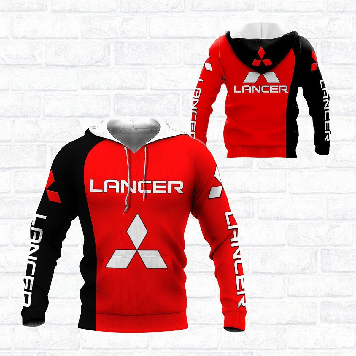 Mitsubishi Lancer Evolution 3D All Over Printed Sweatshirt, Hoodie, Zip Hoodie | Fan Apparel For Men, Women