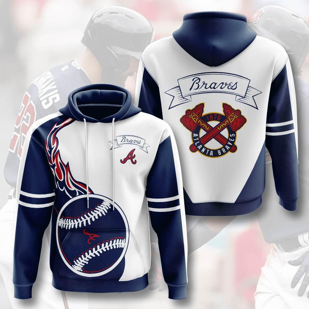 Mlb Atlanta Braves 3D All Over Printed Sweatshirt, Hoodie, Zip Hoodie | Mlb Fan Gear For Men, Women