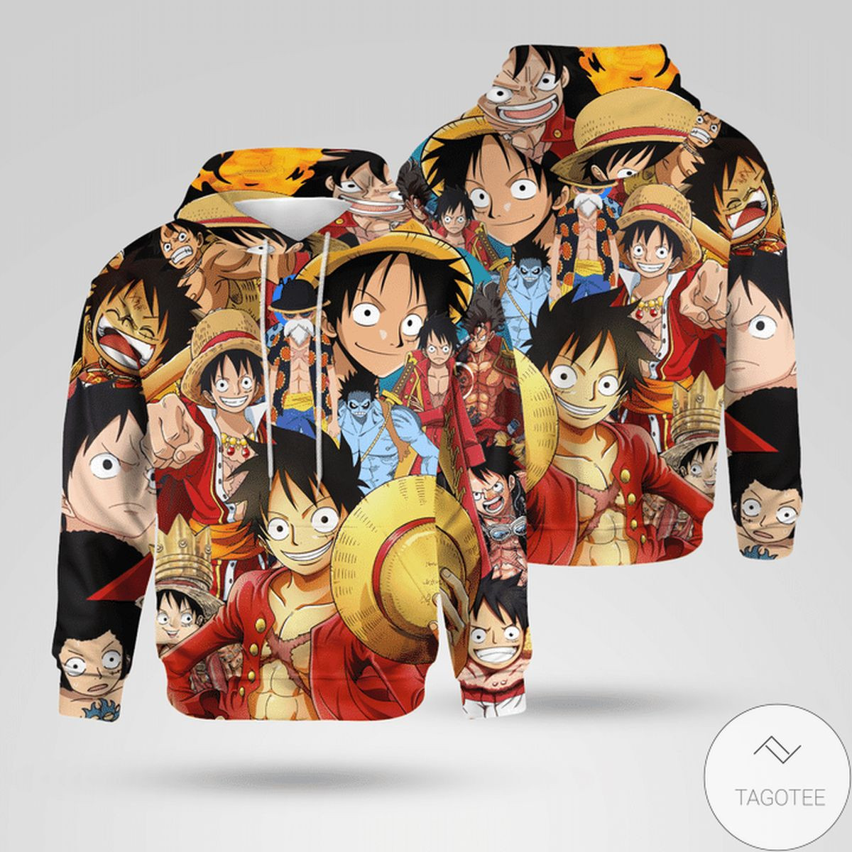 Monkey D.luffy One Piece 3D All Over Printed Sweatshirt, Hoodie, Zip Hoodie | Fan Apparel For Men, Women