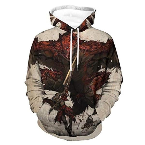 Monster Hunter World 3D All Over Printed Sweatshirt, Hoodie, Zip Hoodie | Fan Apparel For Men, Women
