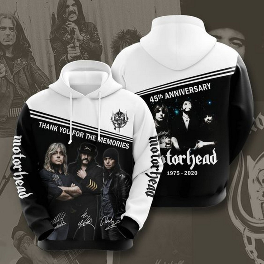 Motorhead No1257 3D All Over Printed Sweatshirt, Hoodie, Zip Hoodie | Fan Apparel For Men, Women