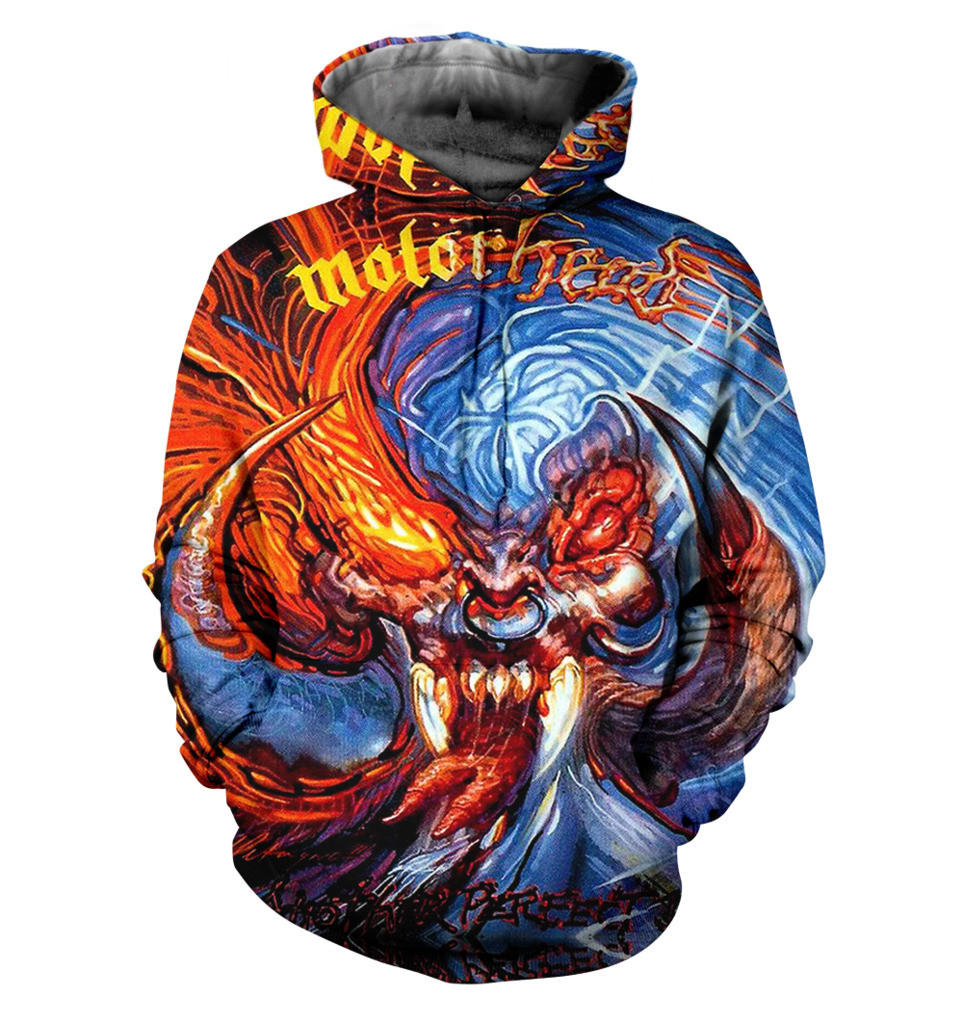 Motorhead Style 6 3D All Over Printed Sweatshirt, Hoodie, Zip Hoodie | Fan Apparel For Men, Women
