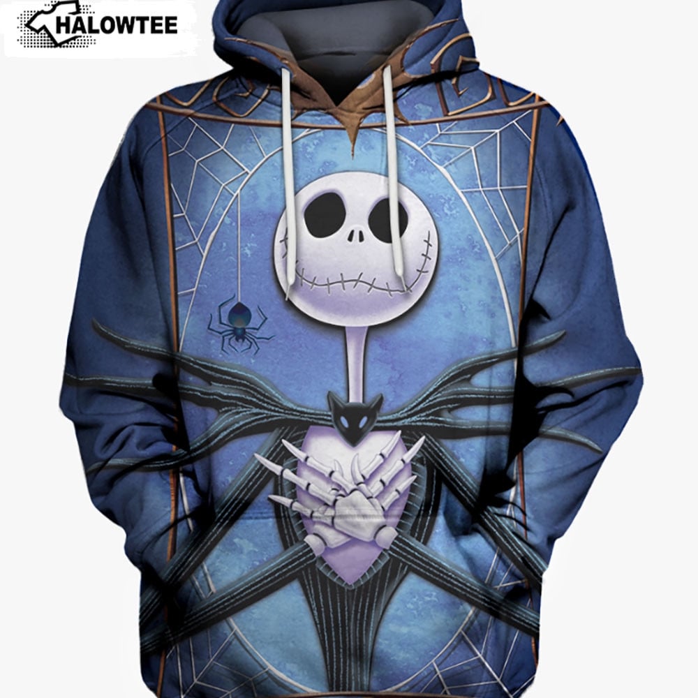Movie Jack Skellington Hoodie Nightmare Before Christmas 3D All Over Printed Sweatshirt, Hoodie, Zip Hoodie | Fan Apparel For Men, Women