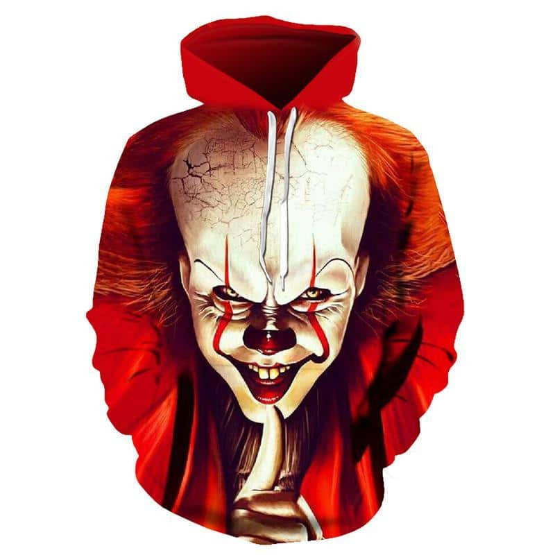 Movie The Pennywise Clown Stephen King's It 3D All Over Printed Sweatshirt, Hoodie, Zip Hoodie | Special Edition Fan Apparel For Men, Women