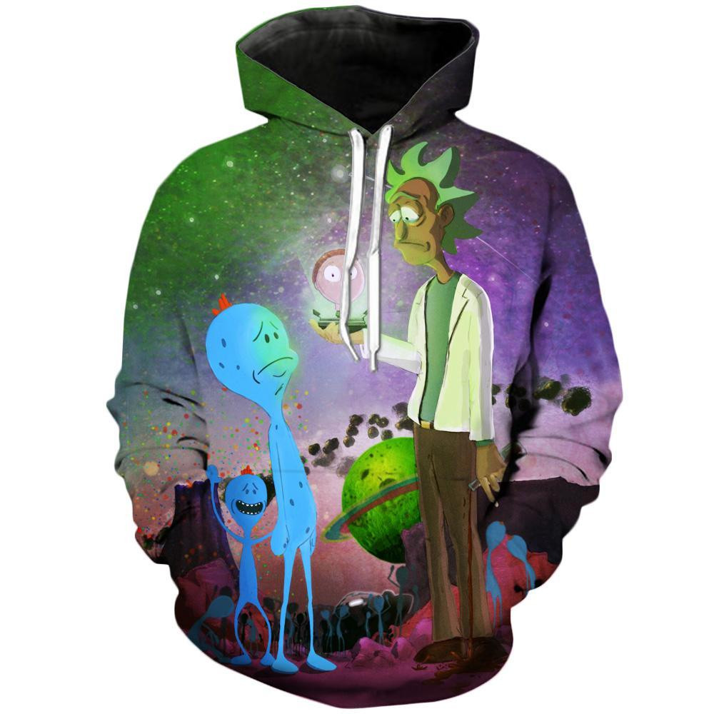 Mr. Meseeks 3D All Over Printed Sweatshirt, Hoodie, Zip Hoodie | Fan Apparel For Men, Women