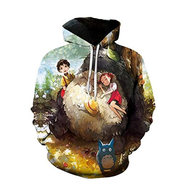 My Neighbor Totoro 3D All Over Printed Sweatshirt, Hoodie, Zip Hoodie | Fan Apparel For Men, Women