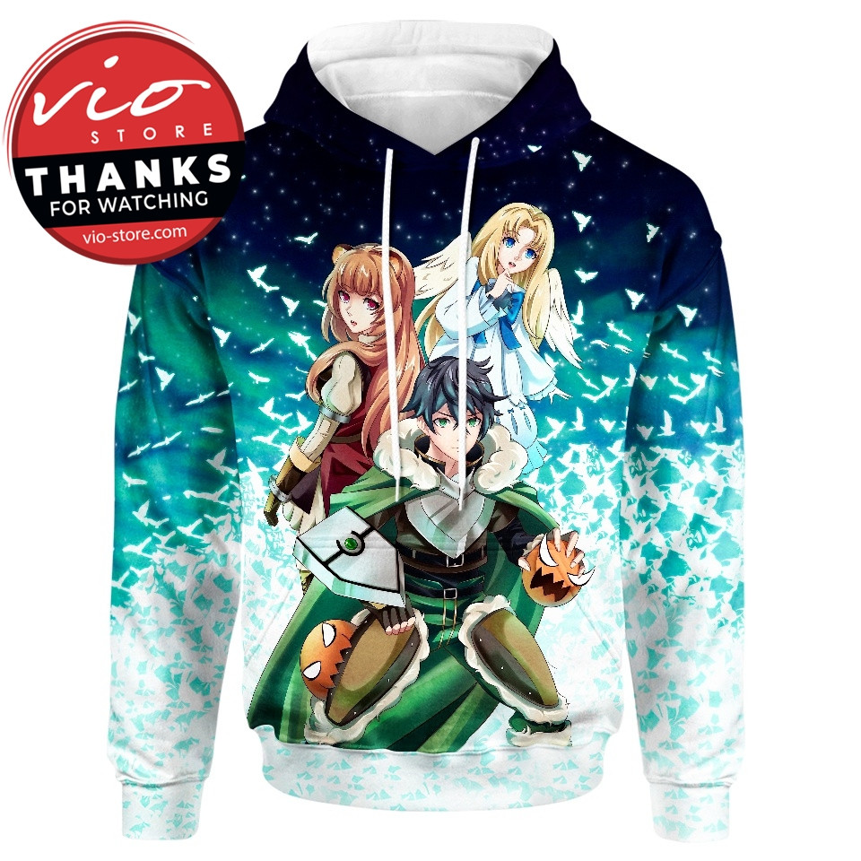 Naofumi Raphtalia Filo 3D All Over Printed Sweatshirt, Hoodie, Zip Hoodie | Fan Apparel For Men, Women