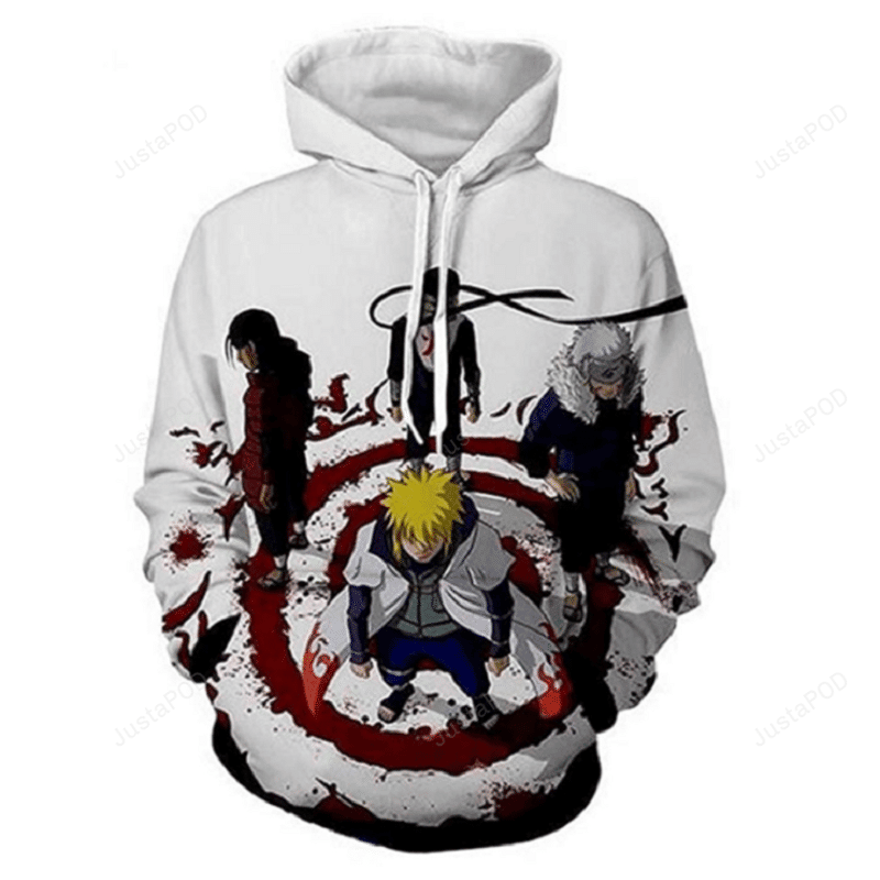 Naruto 3D All Over Printed Sweatshirt, Hoodie, Zip Hoodie | Fan Apparel For Men, Women