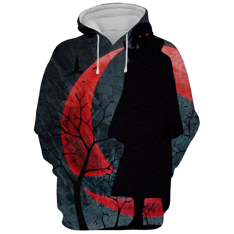 Naruto Itachi Uchiha 3D All Over Printed Sweatshirt, Hoodie, Zip Hoodie | Fan Apparel For Men, Women