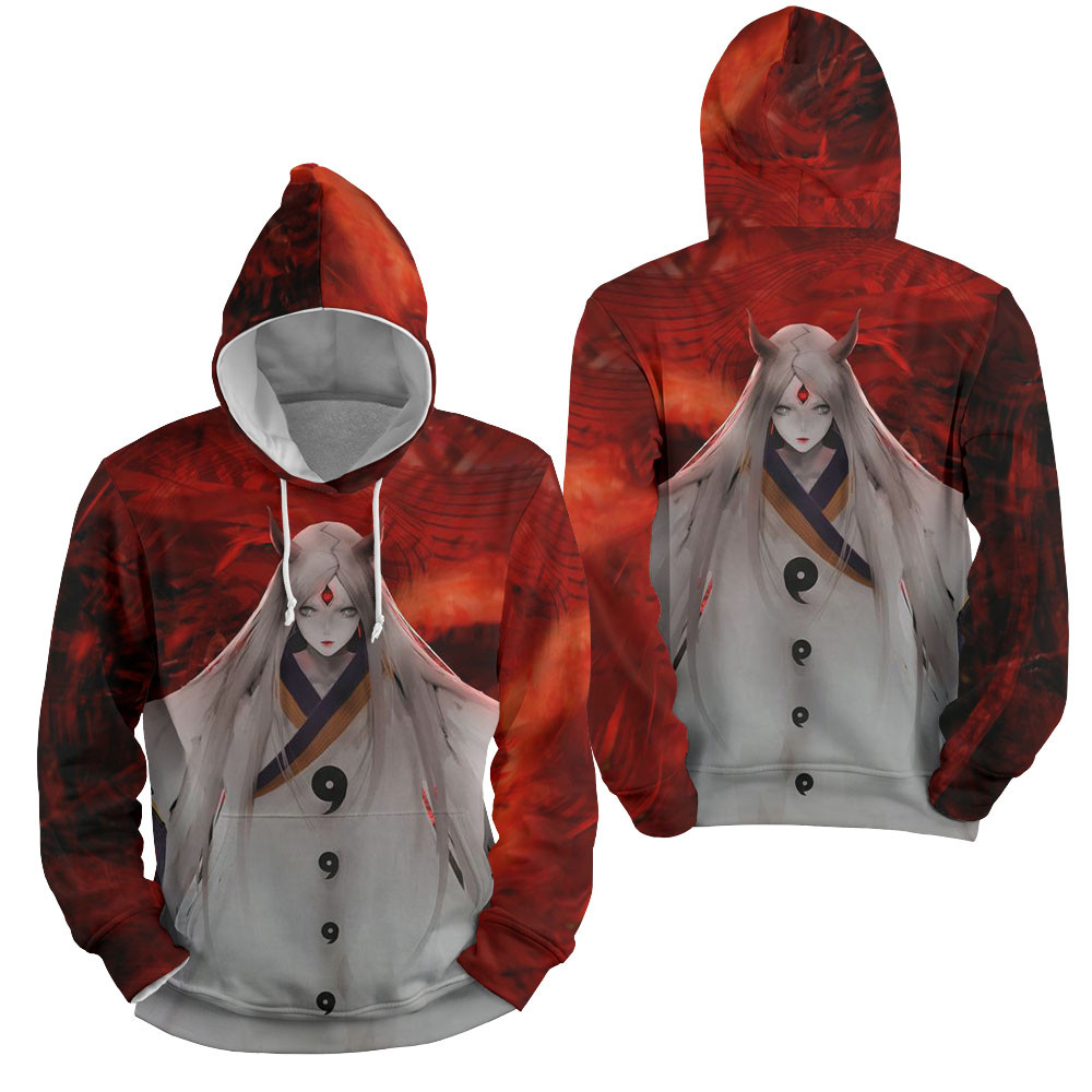 Naruto Kaguya 3D All Over Printed Sweatshirt, Hoodie, Zip Hoodie | Fan Apparel For Men, Women