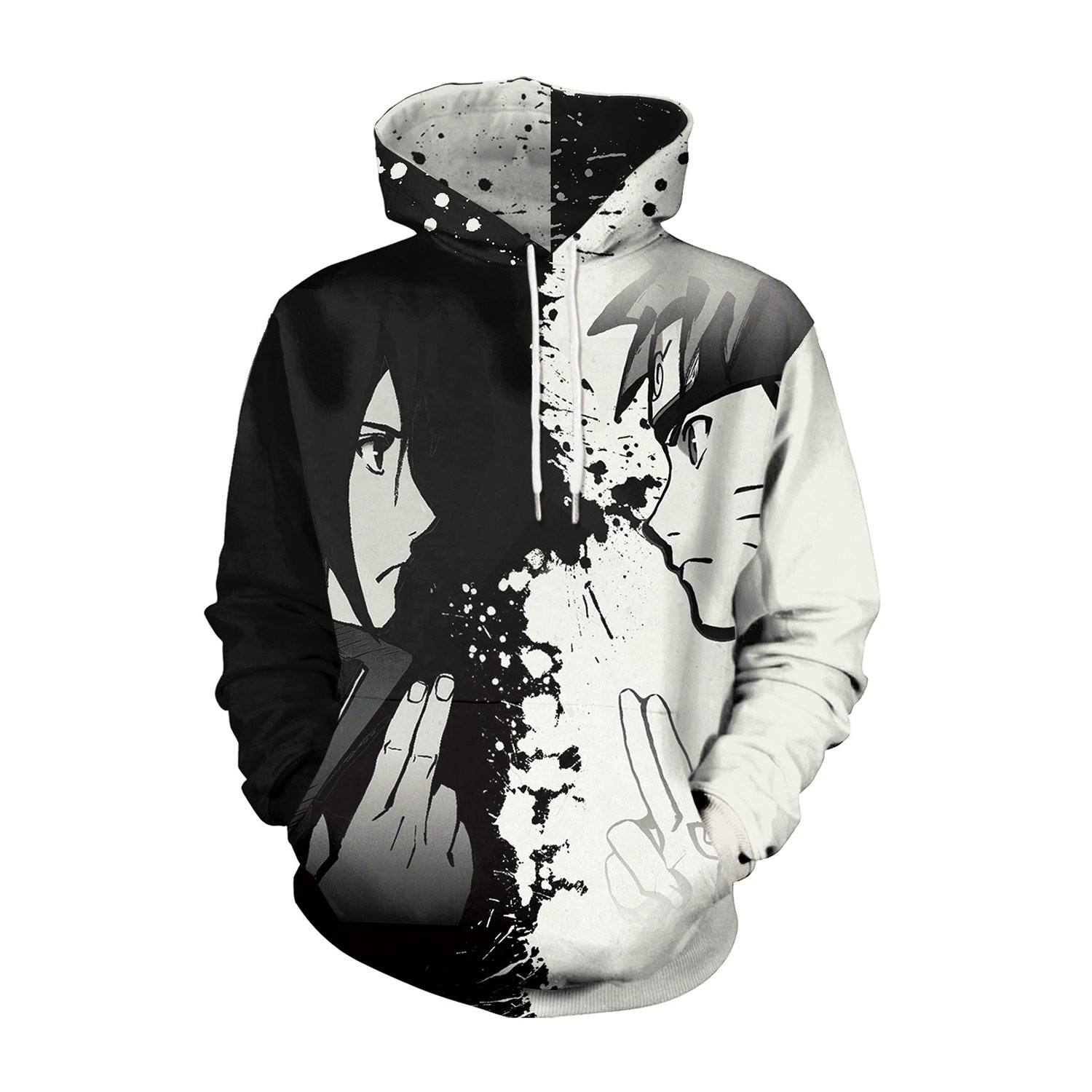 Naruto Sasuke 3D All Over Printed Sweatshirt, Hoodie, Zip Hoodie | Fan Apparel For Men, Women