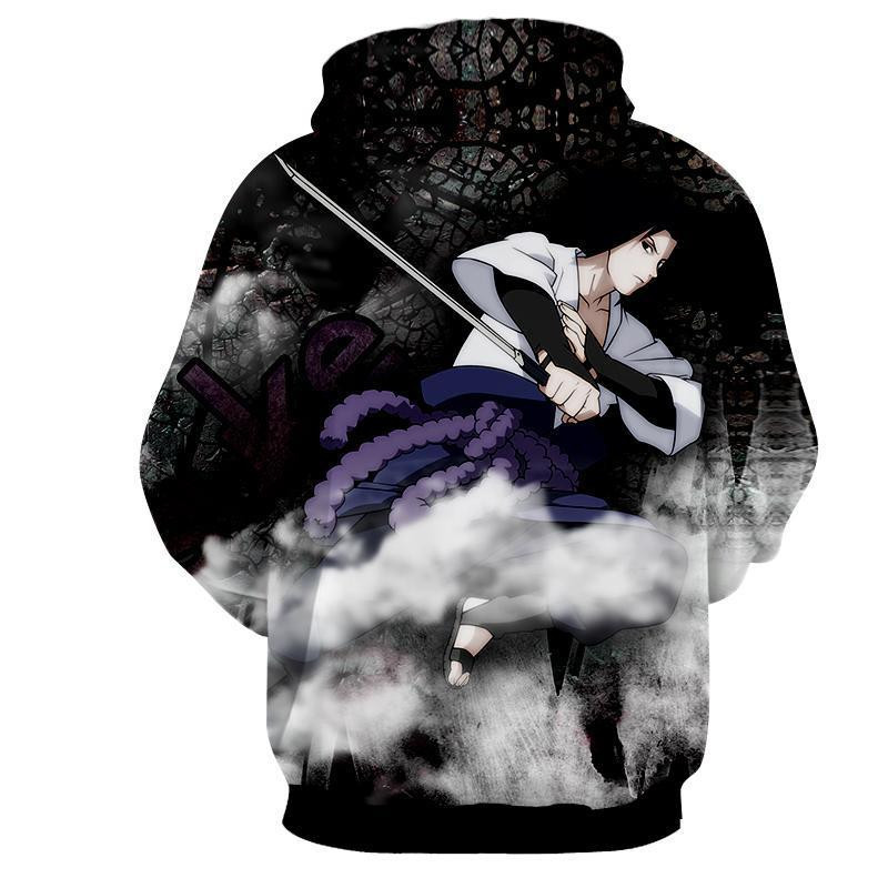 Naruto Sasuke 3D All Over Printed Sweatshirt, Hoodie, Zip Hoodie | Fan Apparel For Men, Women