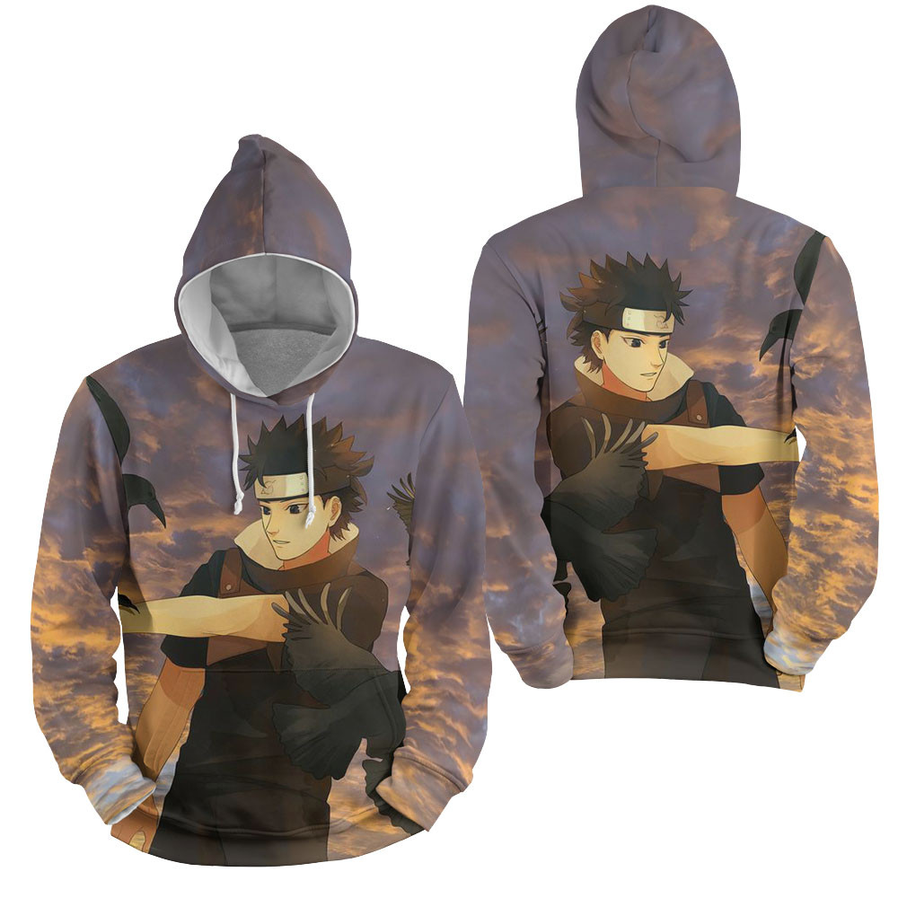 Naruto Uchiha Shisui 3D All Over Printed Sweatshirt, Hoodie, Zip Hoodie | Fan Apparel For Men, Women