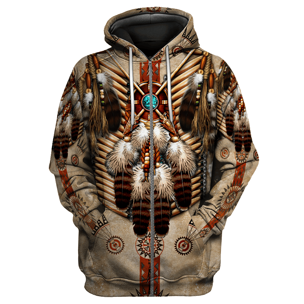 Native American 3D All Over Printed Sweatshirt, Hoodie, Zip Hoodie | Fan Apparel For Men, Women