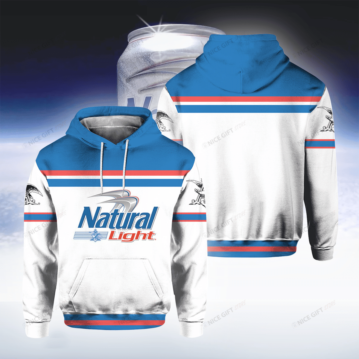 Natural Light 3D All Over Printed Sweatshirt, Hoodie, Zip Hoodie | Fan Apparel For Men, Women