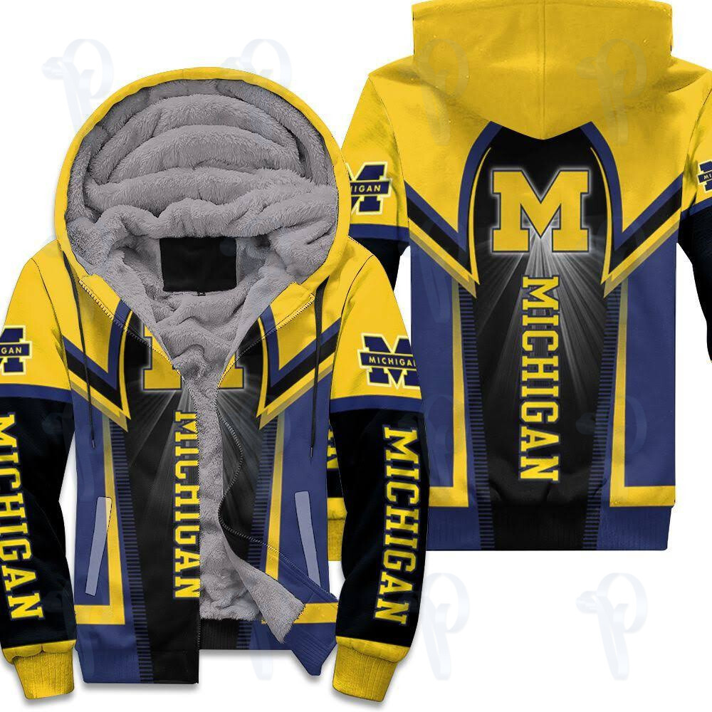 Ncaa Michigan Wolverines 3D All Over Printed Sweatshirt, Hoodie, Zip Hoodie | Ncaa Fan Gear For Men, Women