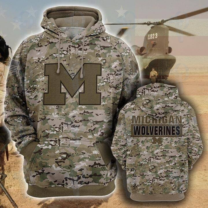 Ncaa Michigan Wolverines 3D All Over Printed Sweatshirt, Hoodie, Zip Hoodie | Ncaa Fan Gear For Men, Women