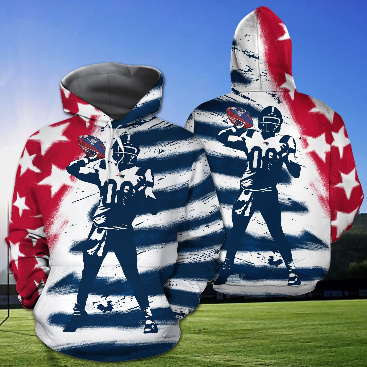 New England Patriots 3D All Over Printed Sweatshirt, Hoodie, Zip Hoodie | Nfl Fan Gear For Men, Women