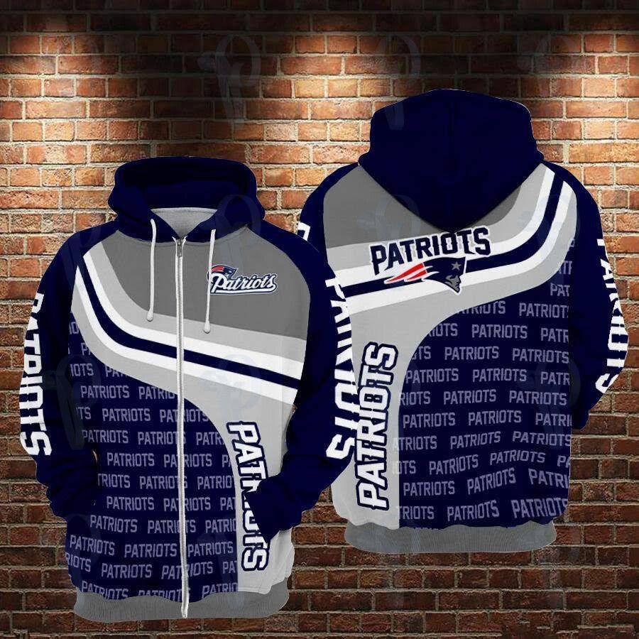 New England Patriots Nfl 3D All Over Printed Sweatshirt, Hoodie, Zip Hoodie | Nfl Fan Gear For Men, Women