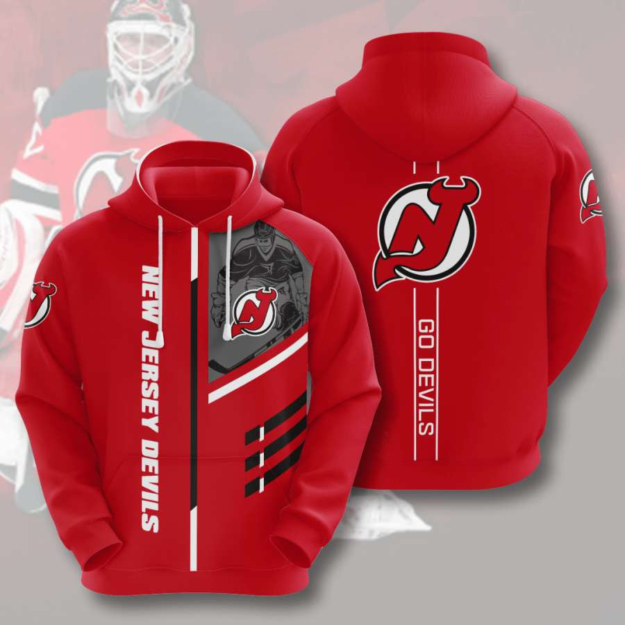 New Jersey Devils Go Devils 3D All Over Printed Sweatshirt, Hoodie, Zip Hoodie | Nhl Fan Gear For Men, Women