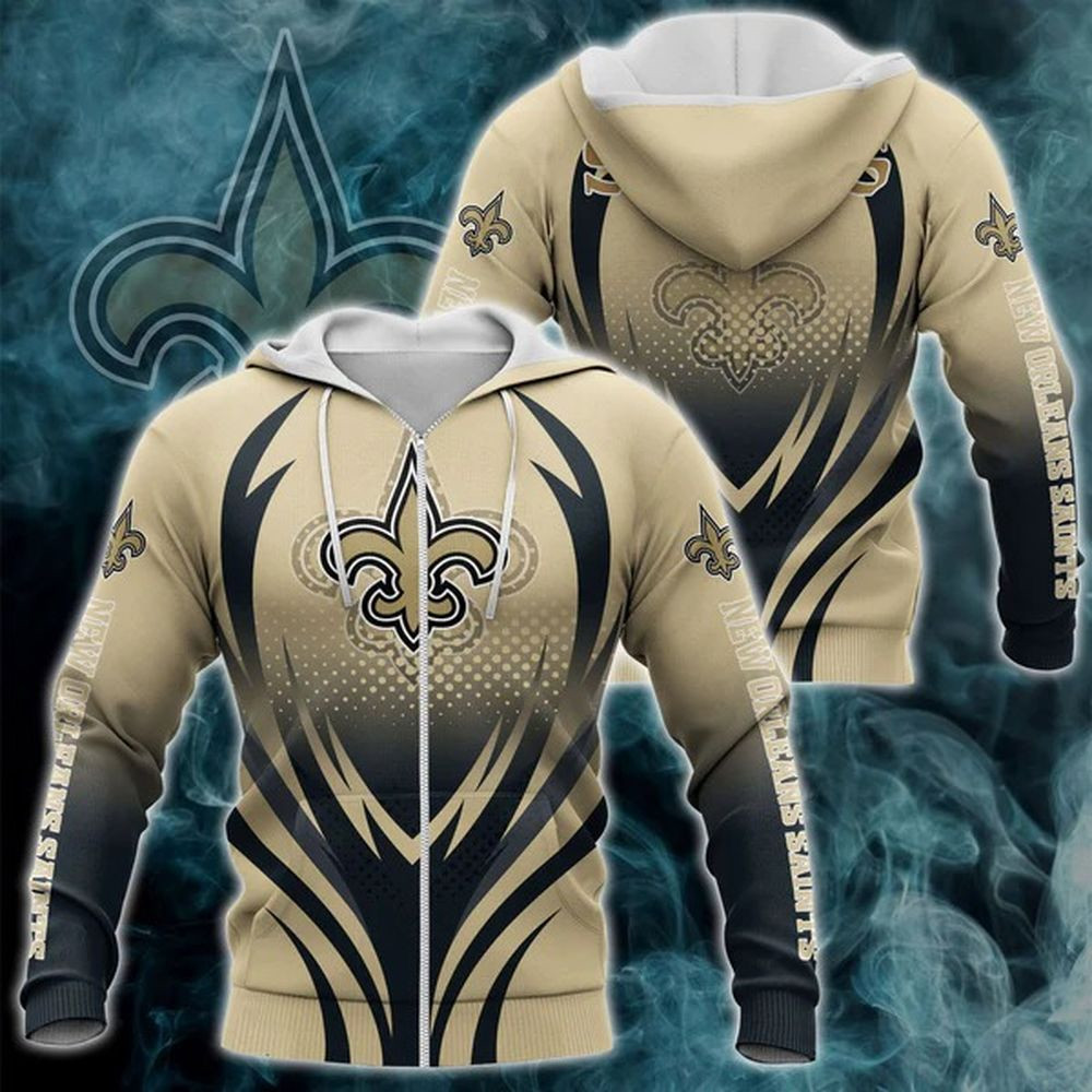 New Orleans Saints 3D All Over Printed Sweatshirt, Hoodie, Zip Hoodie | Nfl Fan Gear For Men, Women