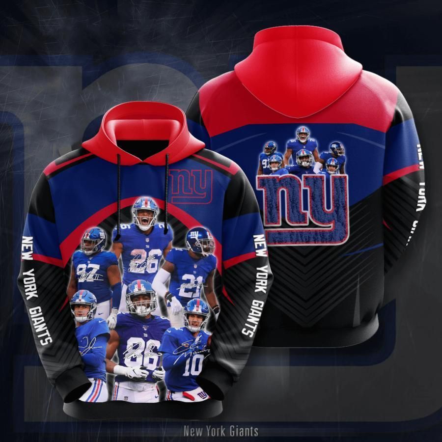 New York Giants 3D All Over Printed Sweatshirt, Hoodie, Zip Hoodie | Nfl Fan Gear For Men, Women