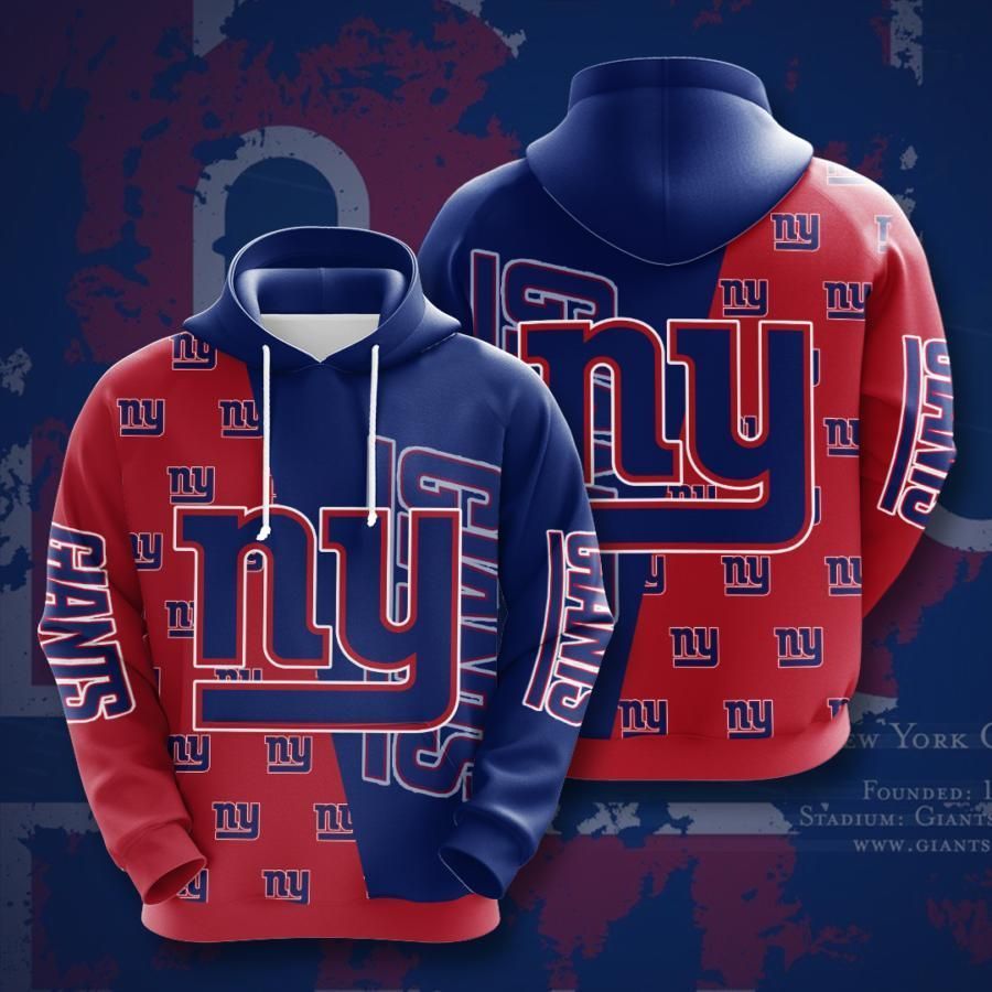 New York Giants 3D All Over Printed Sweatshirt, Hoodie, Zip Hoodie | Nfl Fan Gear For Men, Women