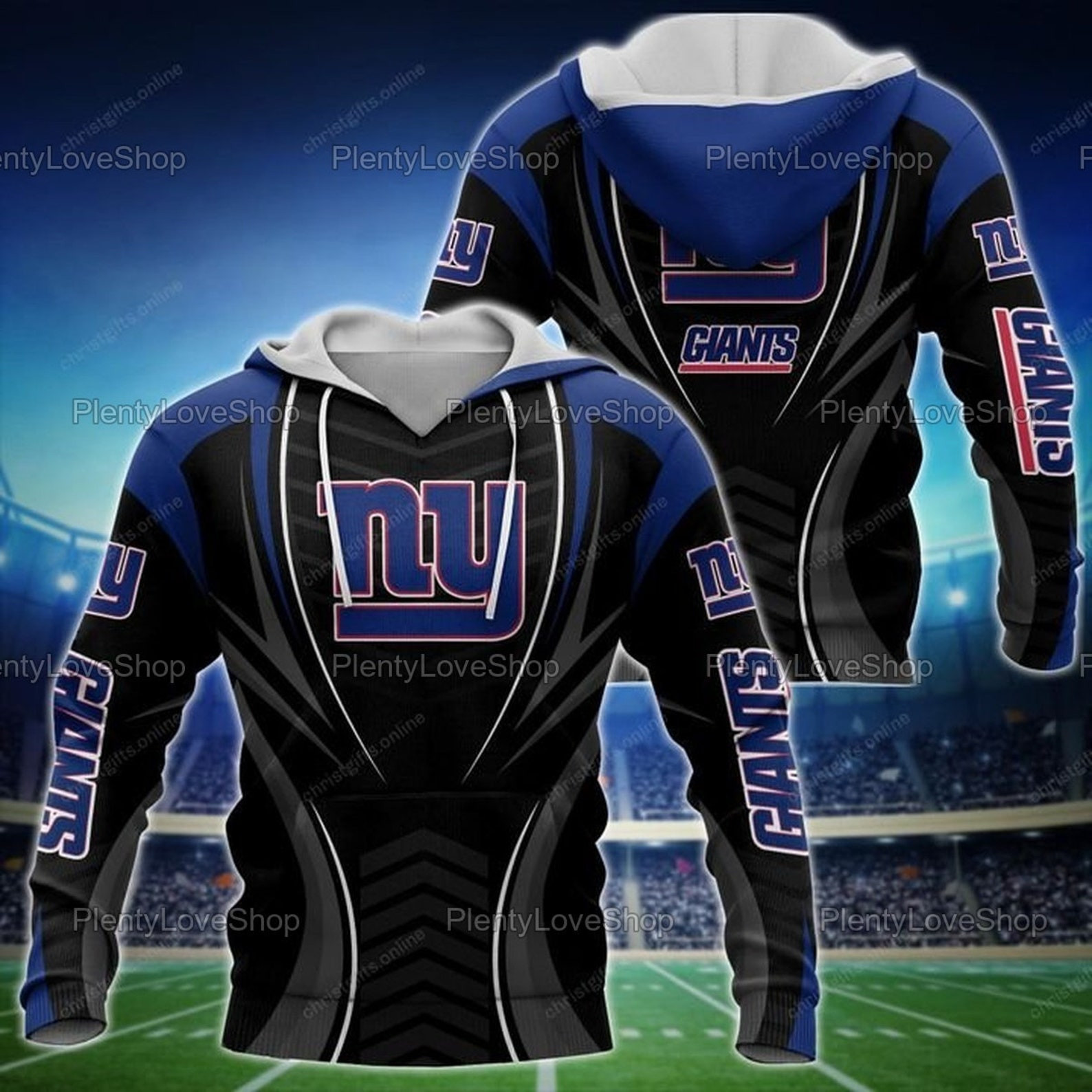 New York Giants 3D All Over Printed Sweatshirt, Hoodie, Zip Hoodie | Nfl Fan Gear For Men, Women