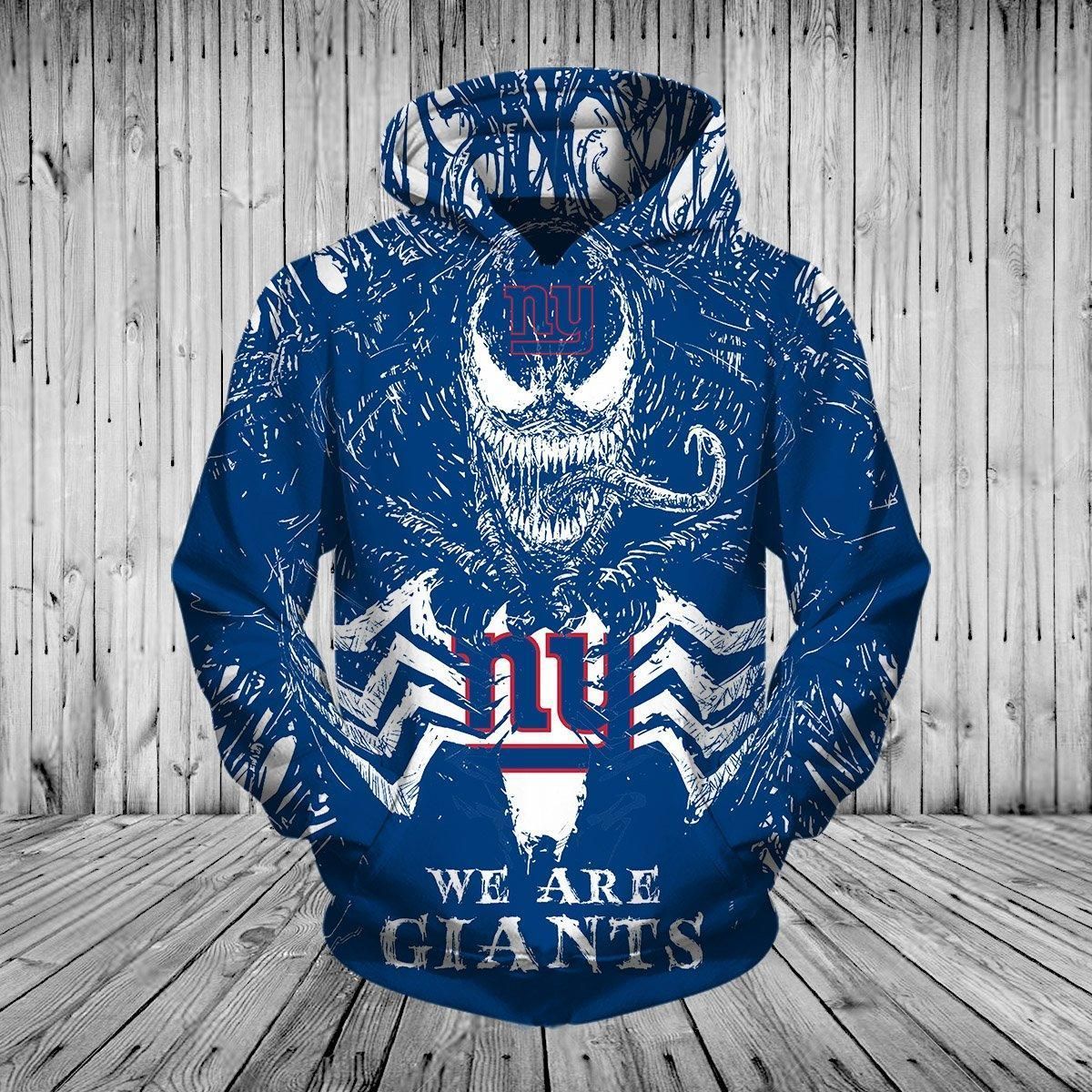 New York Giants 3D All Over Printed Sweatshirt, Hoodie, Zip Hoodie | Nfl Fan Gear For Men, Women
