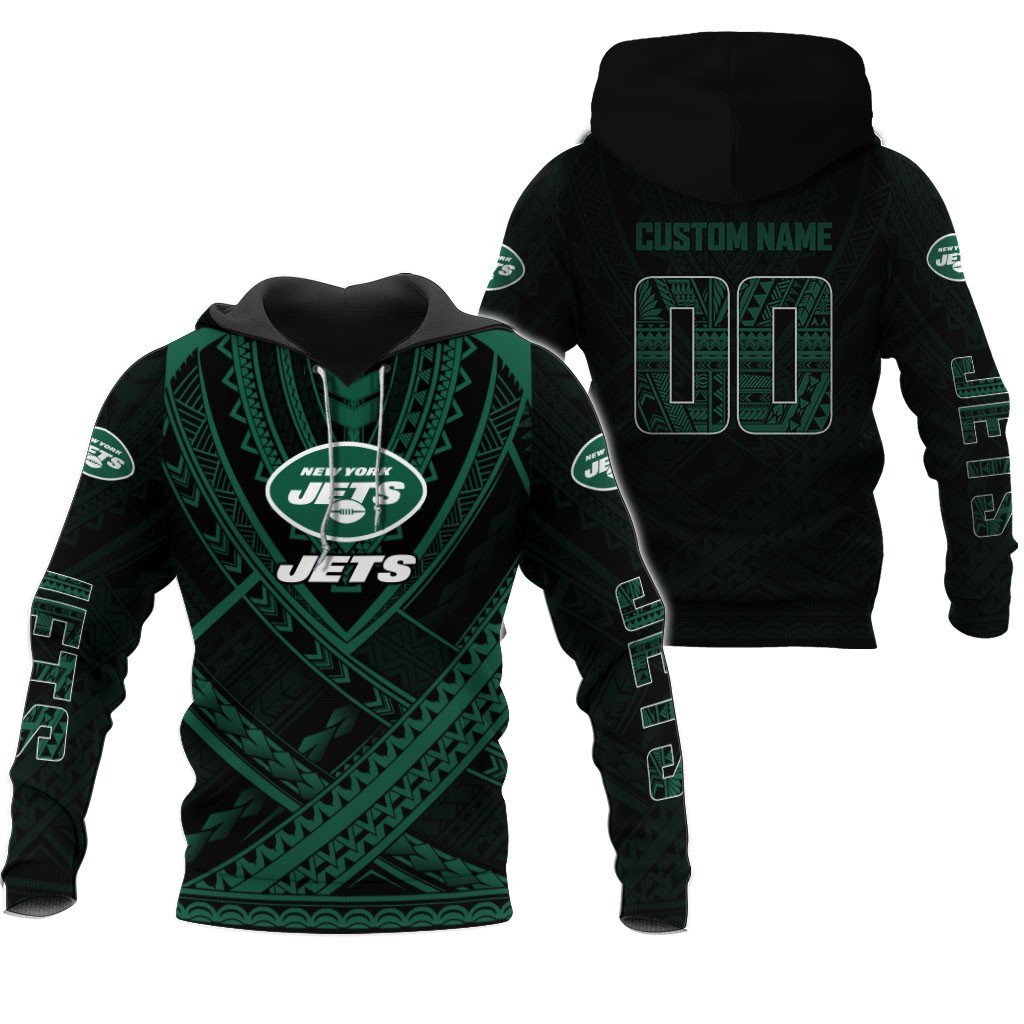 New York Jets Custom Personalized With Name Number 3D All Over Printed Sweatshirt, Hoodie, Zip Hoodie | Nfl Fan Gear For Men, Women