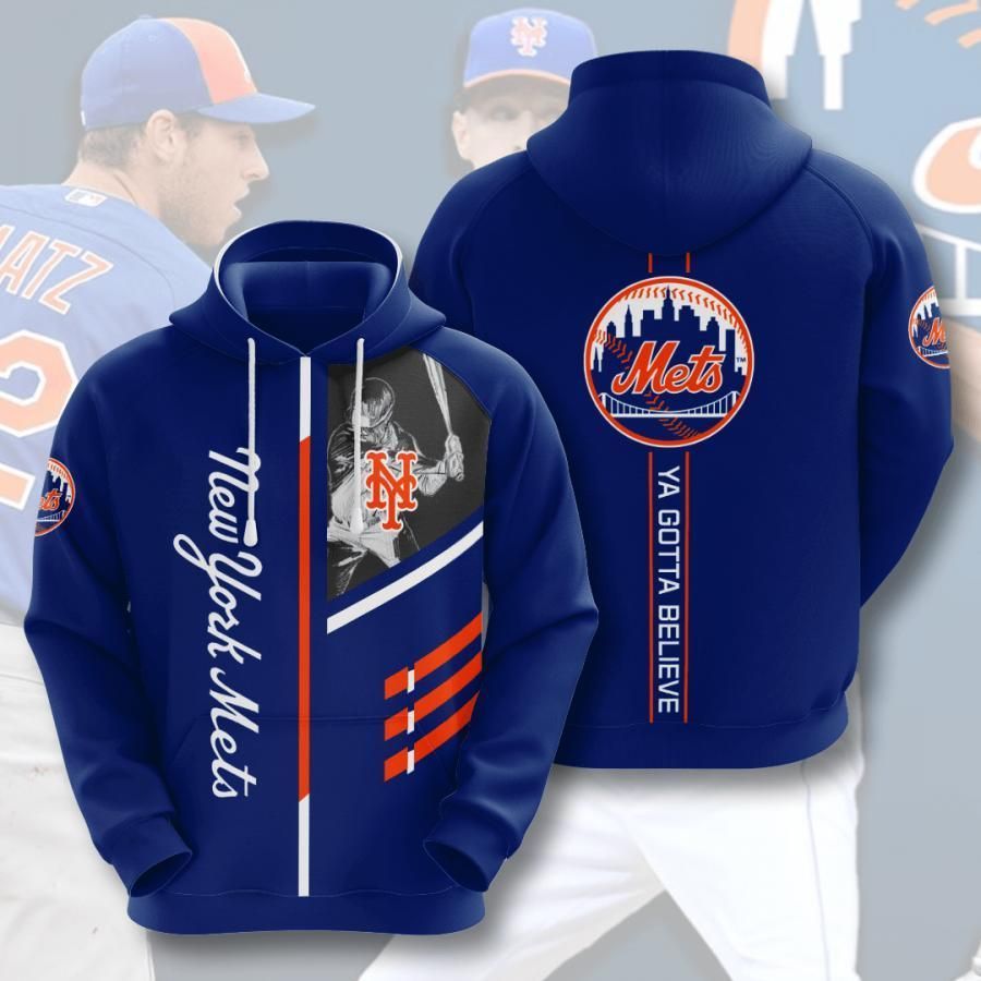 New York Mets 3D All Over Printed Sweatshirt, Hoodie, Zip Hoodie | Mlb Fan Gear For Men, Women
