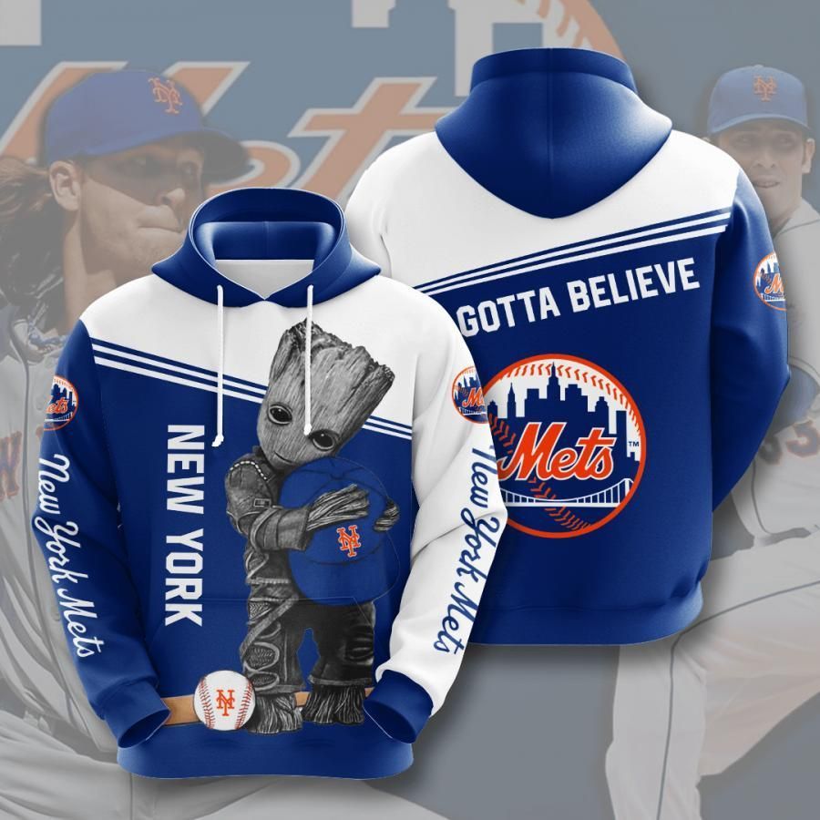 New York Mets 3D All Over Printed Sweatshirt, Hoodie, Zip Hoodie | Mlb Fan Gear For Men, Women