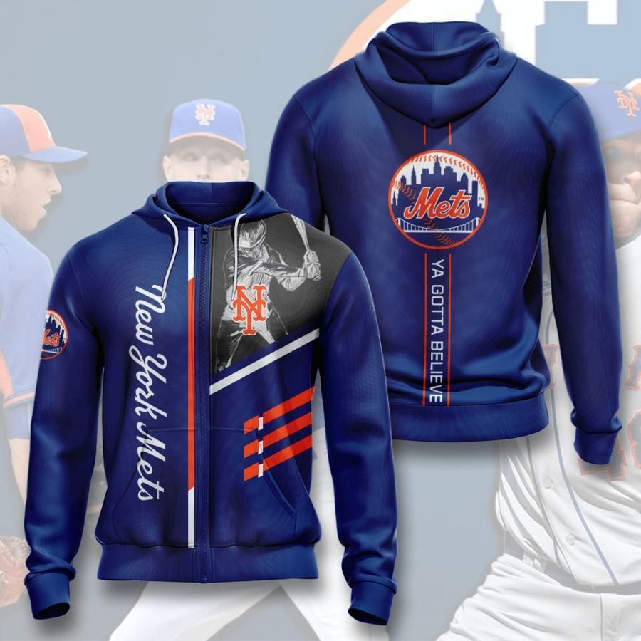 New York Mets 3D All Over Printed Sweatshirt, Hoodie, Zip Hoodie | Mlb Fan Gear For Men, Women