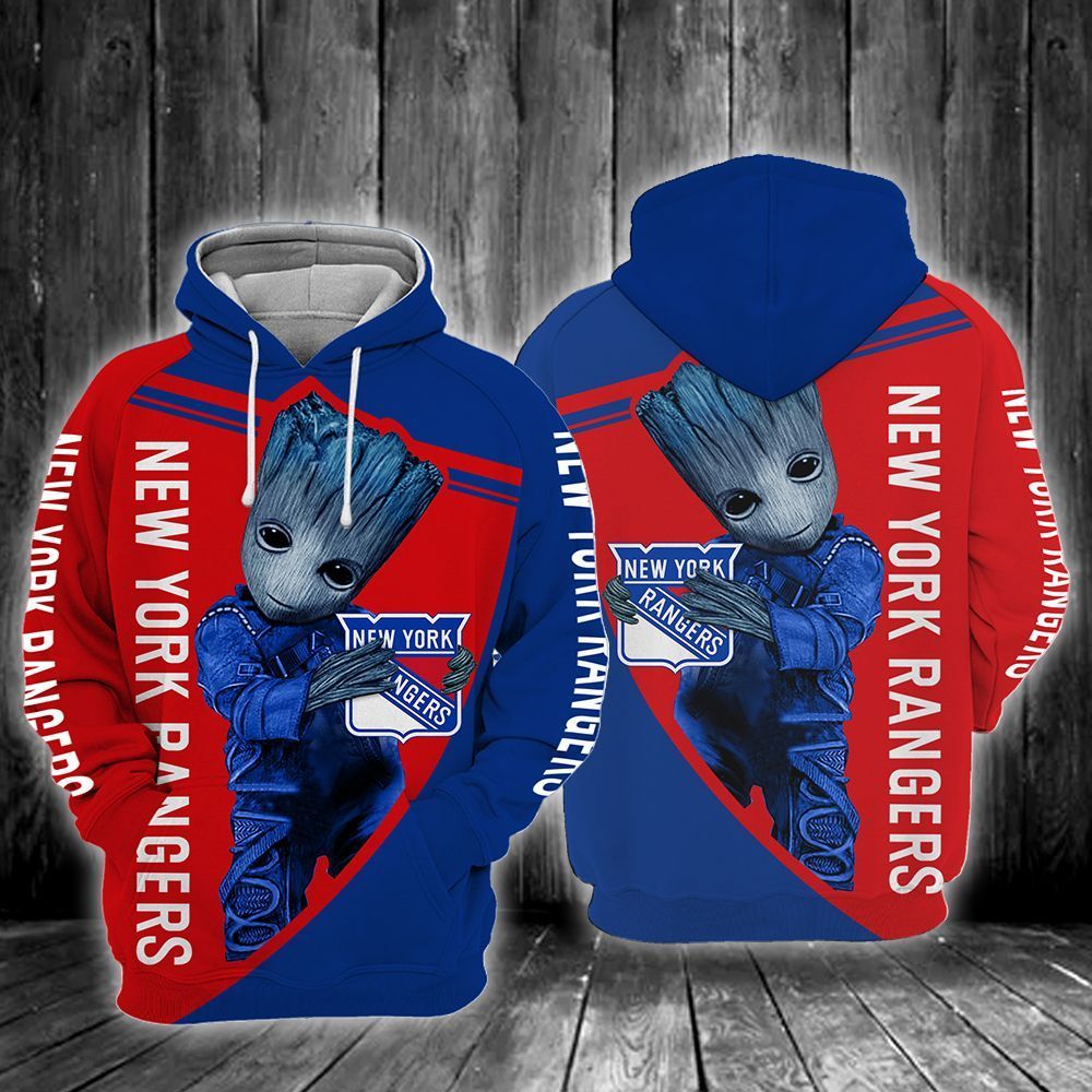 New York Rangers 3D All Over Printed Sweatshirt, Hoodie, Zip Hoodie | Nhl Fan Gear For Men, Women