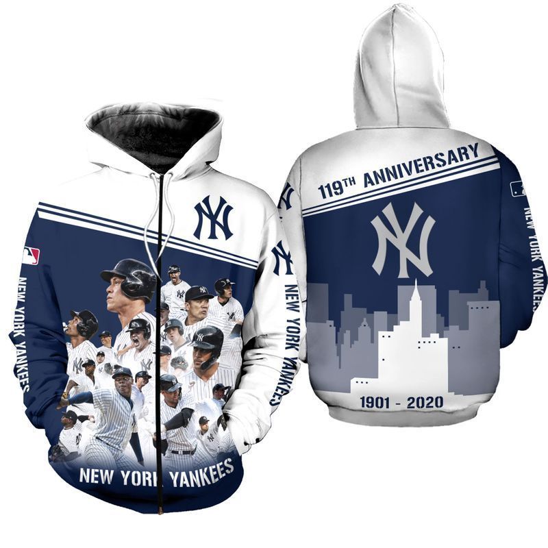 New York Yankees 3D All Over Printed Sweatshirt, Hoodie, Zip Hoodie | Mlb Fan Gear For Men, Women