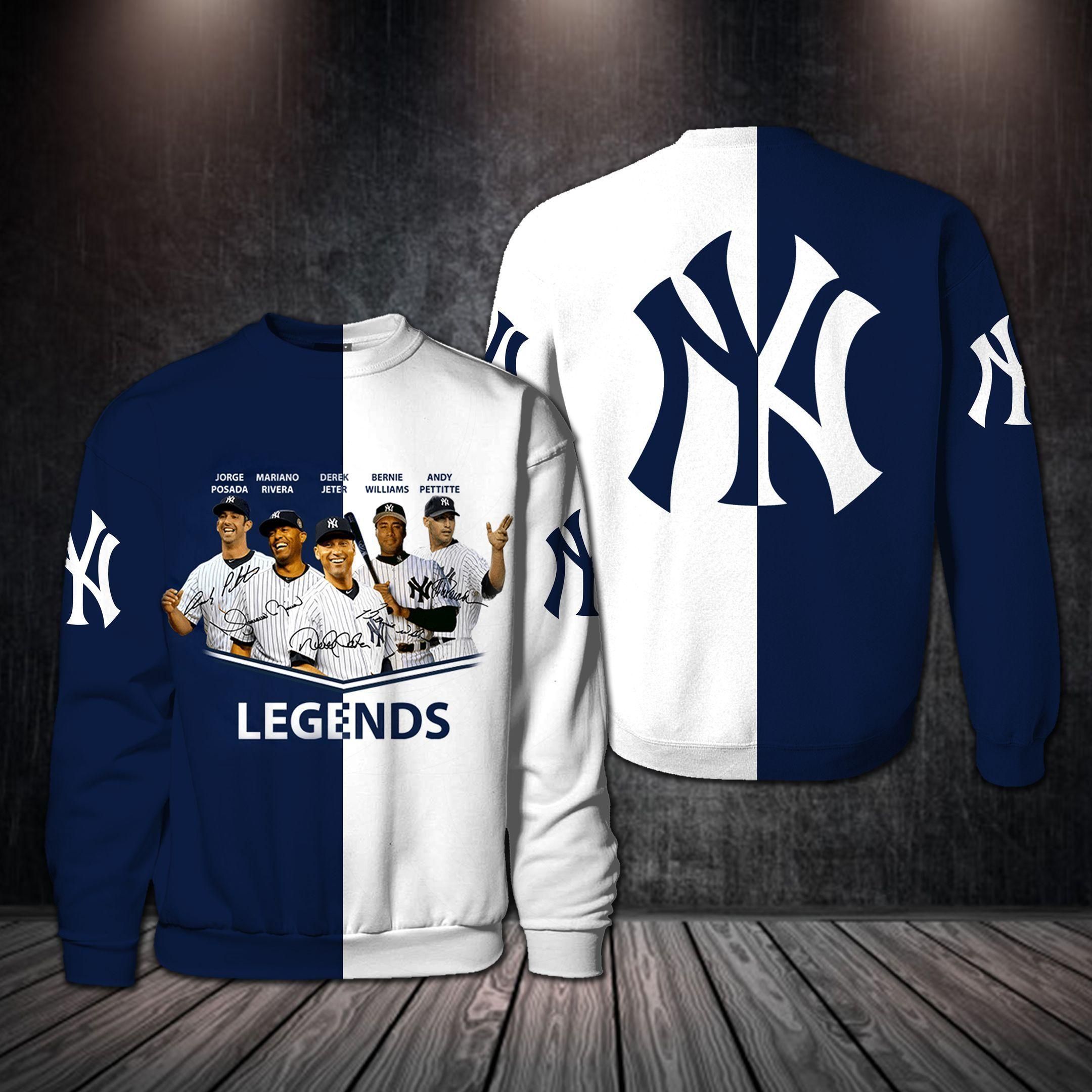 New York Yankees 3D All Over Printed Sweatshirt, Hoodie, Zip Hoodie | Mlb Fan Gear For Men, Women