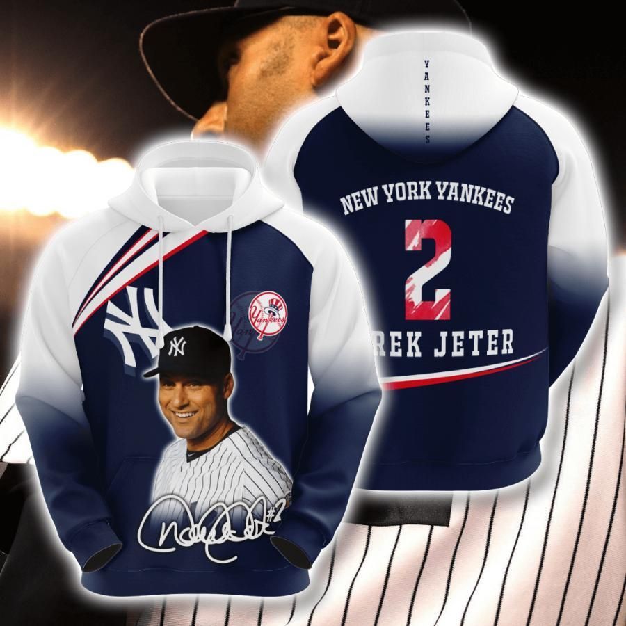 New York Yankees Derek Jeter 2 3D All Over Printed Sweatshirt, Hoodie, Zip Hoodie | Mlb Fan Gear For Men, Women