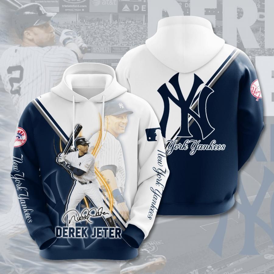 New York Yankees Derek Jeter 2 3D All Over Printed Sweatshirt, Hoodie, Zip Hoodie | Mlb Fan Gear For Men, Women