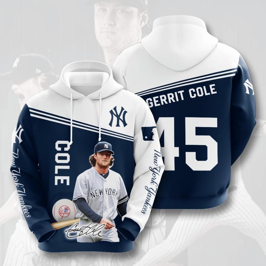 New York Yankees Gerrit Cole 45 3D All Over Printed Sweatshirt, Hoodie, Zip Hoodie | Mlb Fan Gear For Men, Women