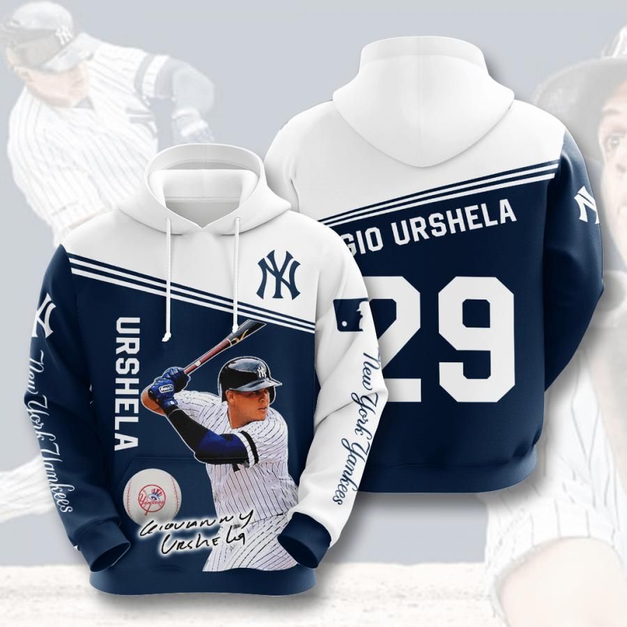 New York Yankees Giovanny Urshela 29 3D All Over Printed Sweatshirt, Hoodie, Zip Hoodie | Mlb Fan Gear For Men, Women