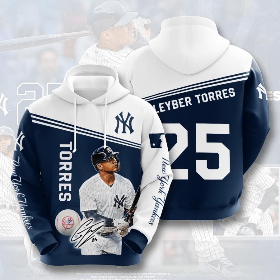 New York Yankees Gleyber Torres 25 3D All Over Printed Sweatshirt, Hoodie, Zip Hoodie | Mlb Fan Gear For Men, Women