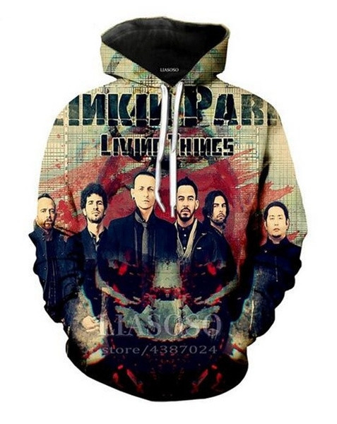 Newest Fashion Men Women's Linkin Park 3D All Over Printed Sweatshirt, Hoodie, Zip Hoodie | Fan Apparel For Men, Women
