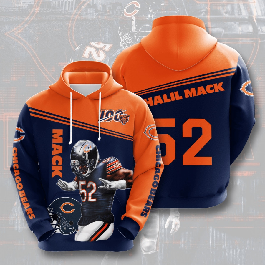 Nfl Chicago Bears 3D All Over Printed Sweatshirt, Hoodie, Zip Hoodie | Nfl Fan Gear For Men, Women