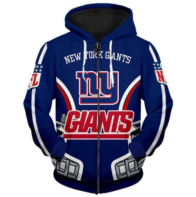 Nfl Football New York Giants 3D All Over Printed Sweatshirt, Hoodie, Zip Hoodie | Nfl Fan Gear For Men, Women