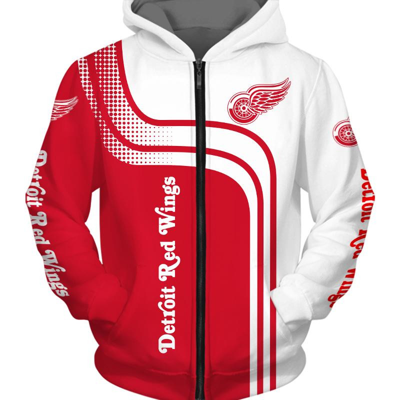 Nhl Detroit Red Wings 3D All Over Printed Sweatshirt, Hoodie, Zip Hoodie | Nhl Fan Gear For Men, Women