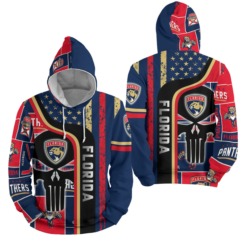 Nhl Florida Panthers With Skull Pattern 3D All Over Printed Sweatshirt, Hoodie, Zip Hoodie | Nfl Special Edition Fan Gear For Men, Women