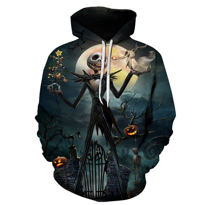 Nightmare Before Christmas 3D All Over Printed Sweatshirt, Hoodie, Zip Hoodie | Fan Apparel For Men, Women