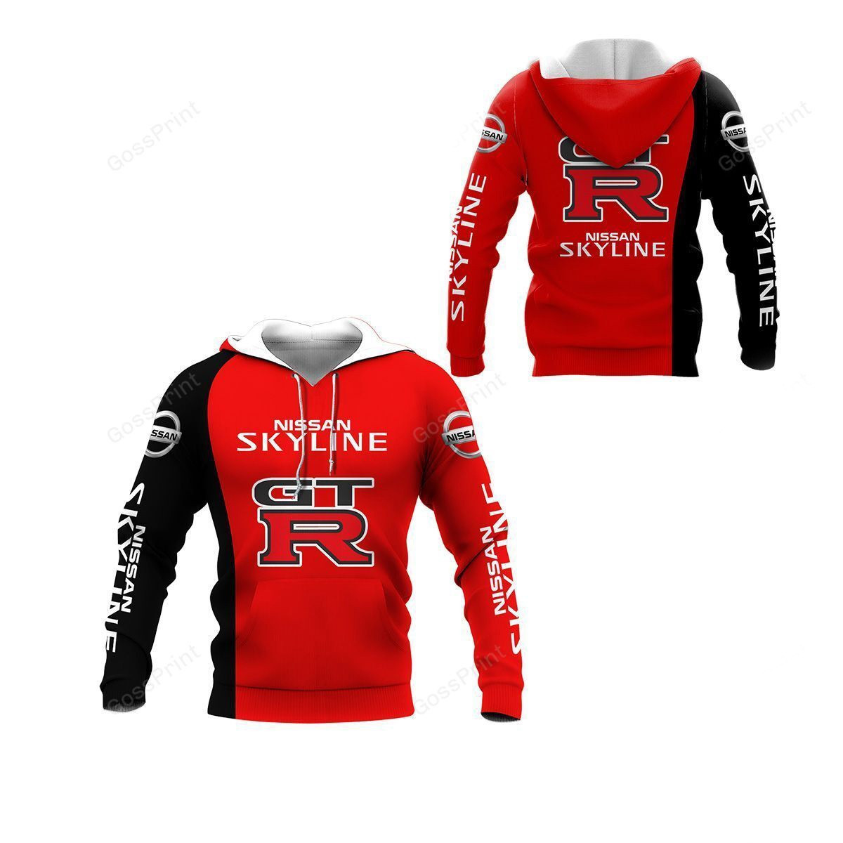 Nissan Motorsport Nismo 3D All Over Printed Sweatshirt, Hoodie, Zip Hoodie | Fan Apparel For Men, Women