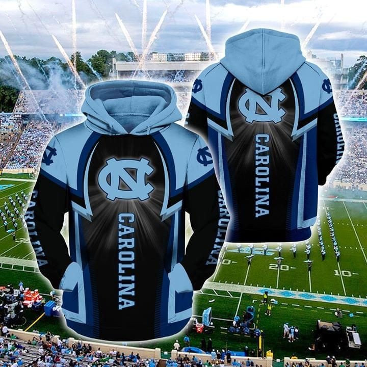 North Carolina Tar Heels Ncaa For Heels Fan 3D All Over Printed Sweatshirt, Hoodie, Zip Hoodie | Ncaa Fan Gear For Men, Women